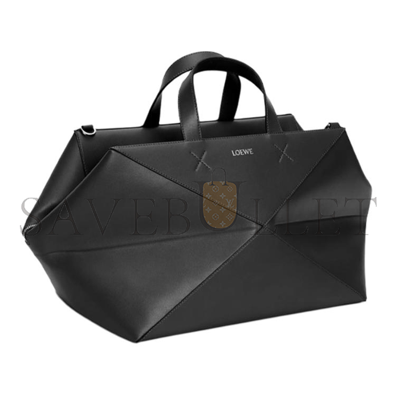 L0ew* puzzle fold duffle calfskin black b510pubx01.1100 (59*25.5*25cm)